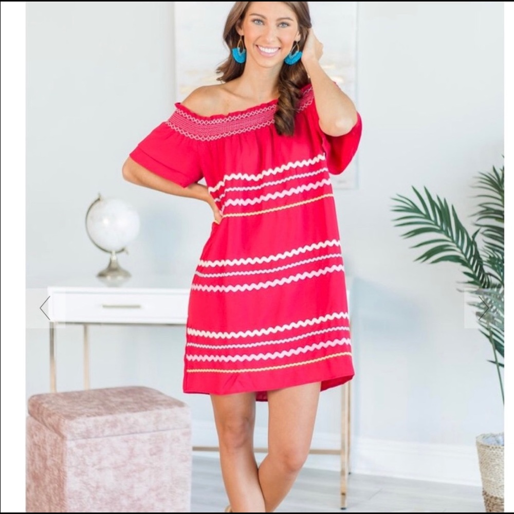 NWOT Entro Off Shoulder Summer Dress